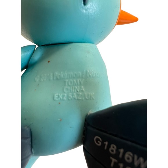 Pokemon Nintendo 2016 Marshtomp Tomy Action Pose 2" Figure - Picture 4 of 4